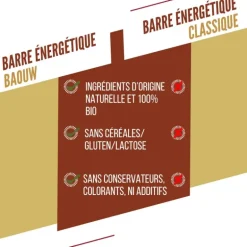 BARRE ÉNERGÉTIQUE EXTRA BIO 50G