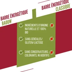 BARRE ÉNERGÉTIQUE EXTRA BIO 50G
