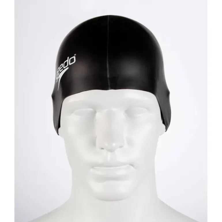 BONNET DE BAIN FLAT SILICONE P12 NOIR