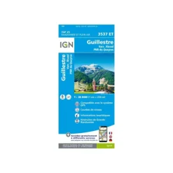 CARTE GUILLESTRE, VARS, RISOUL, PARC NATUREL RÉGIONAL DU QUEYRAS