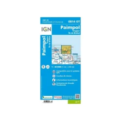 CARTE PAIMPOL TRÉGUIER ÎLE DE BRÉHAT