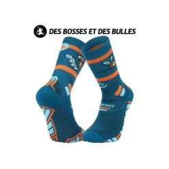 Chaussettes Trail Ultra Collector Des Bosses et Des Bulles