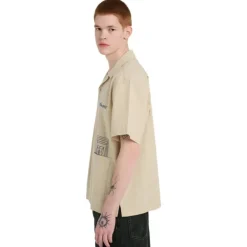 Chemise Seersucker Embroidery homme