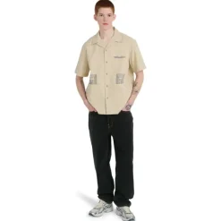 Chemise Seersucker Embroidery homme