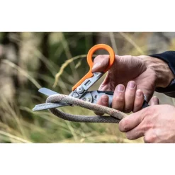 CISEAUX RAPTOR NOIR ORANGE EN BOITE