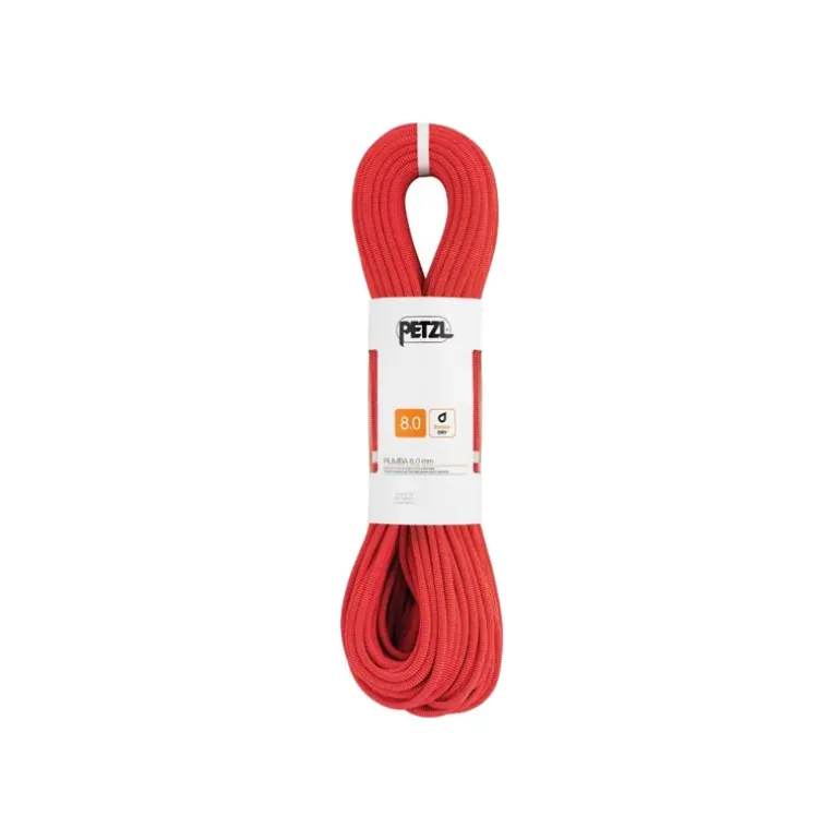 CORDE DOUBLE RUMBA ROUGE 8MM