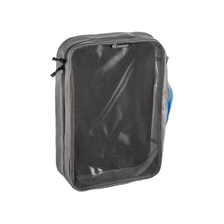 Cube d'emballage avec dessus en filet laminé