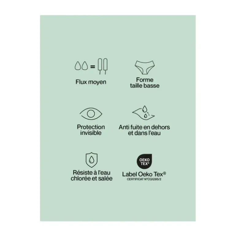 CULOTTE DE BAIN MENSTRUELLE HELEADES