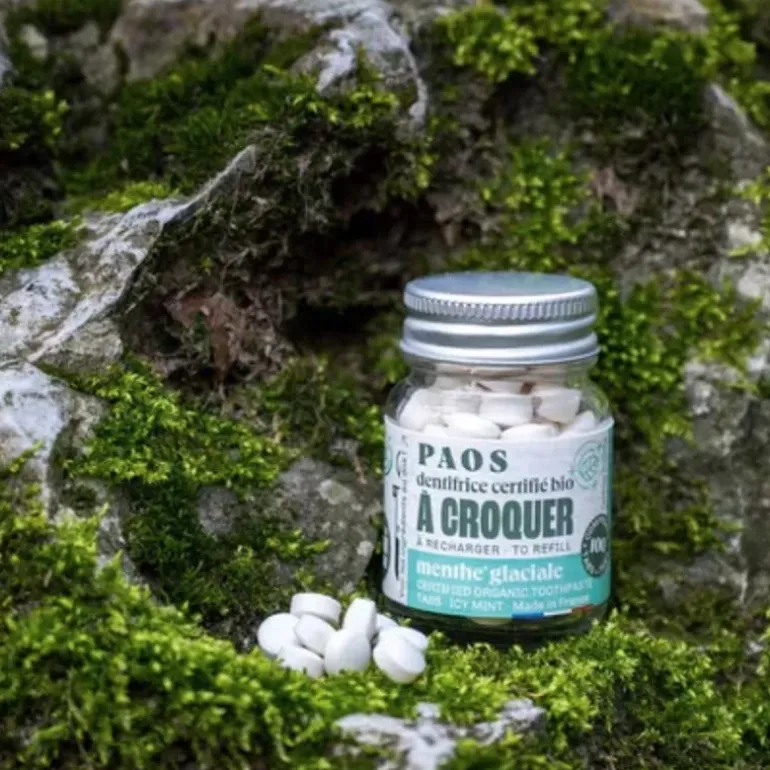DENTIFRICE À CROQUER BIO MENTHE GLACIALE
