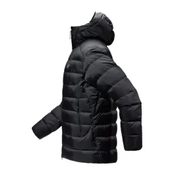 DOUDOUNE À CAPUCHE THORIUM HOMME NOIRE