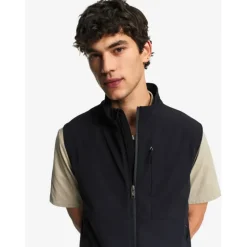 Gilet sans manche softshell 3 poches homme