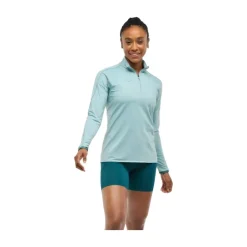 HAUT MANCHES LONGUES DEMI-ZIP GLIDETECH femme