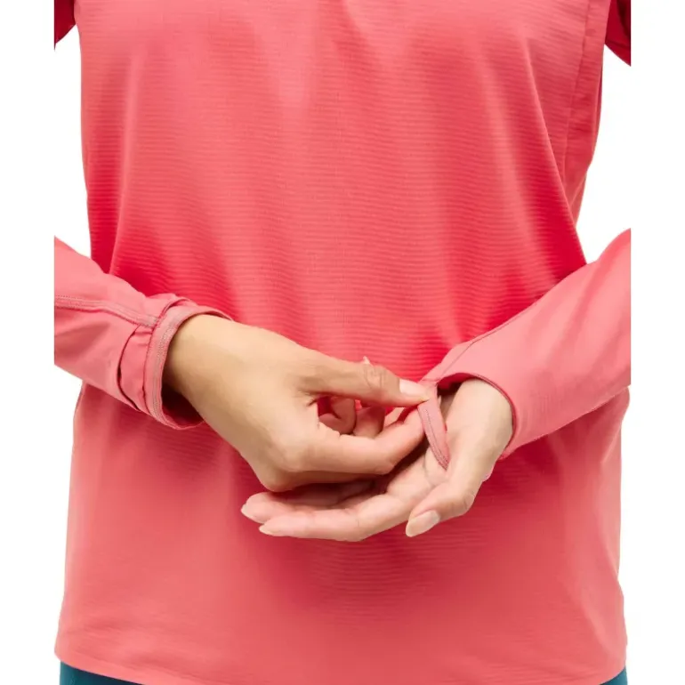 HAUT MANCHES LONGUES DEMI-ZIP GLIDETECH femme