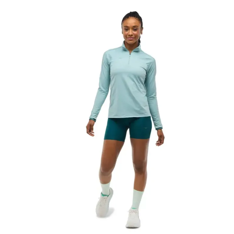 HAUT MANCHES LONGUES DEMI-ZIP GLIDETECH femme