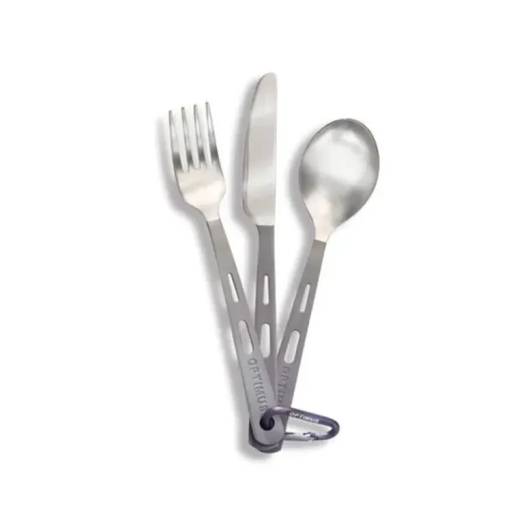 JEU DE 3 COUVERTS TITANE