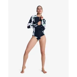 Lycra zippé manches longues femme