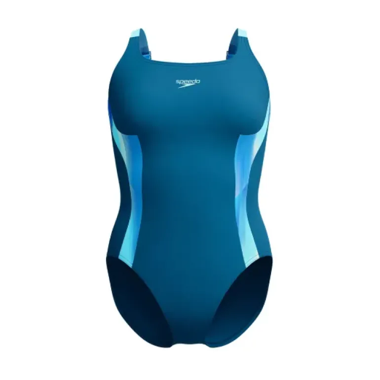 MAILLOT DE BAIN 1 PIÈCE ECO PRINT SPLICE SHAPING FEMME