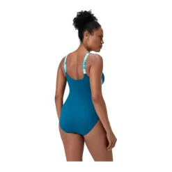 MAILLOT DE BAIN 1 PIÈCE ECO PRINT SPLICE SHAPING FEMME