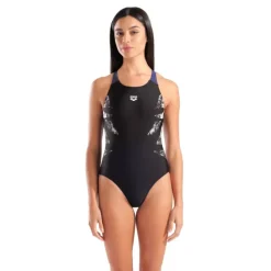 Maillot de bain Graphic en dos V femme