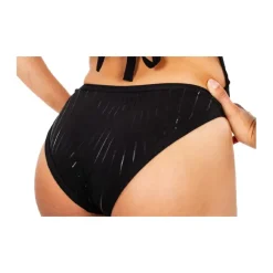 MAILLOT DE BAIN UNE PIÈCE NOIR VAGUES