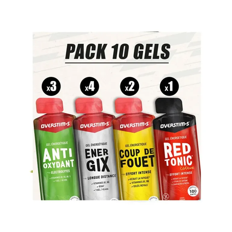 Pack 10 gels sélection performance