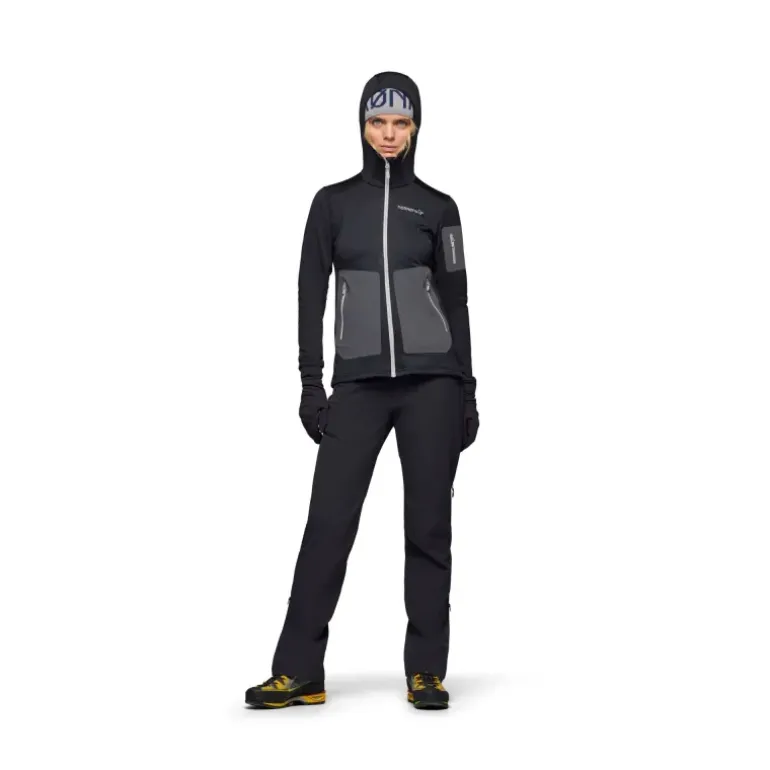 POLAIRE FALKETIND WARM2 STRETCH CAPUCHE FEMME