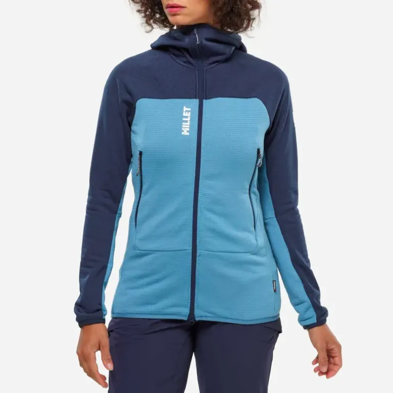 POLAIRE FUSION GRID CAPUCHE FEMME
