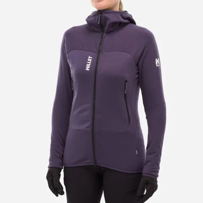 POLAIRE FUSION GRID CAPUCHE FEMME