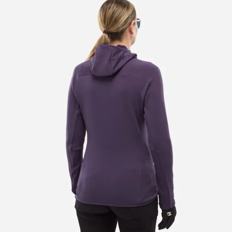 POLAIRE FUSION GRID CAPUCHE FEMME