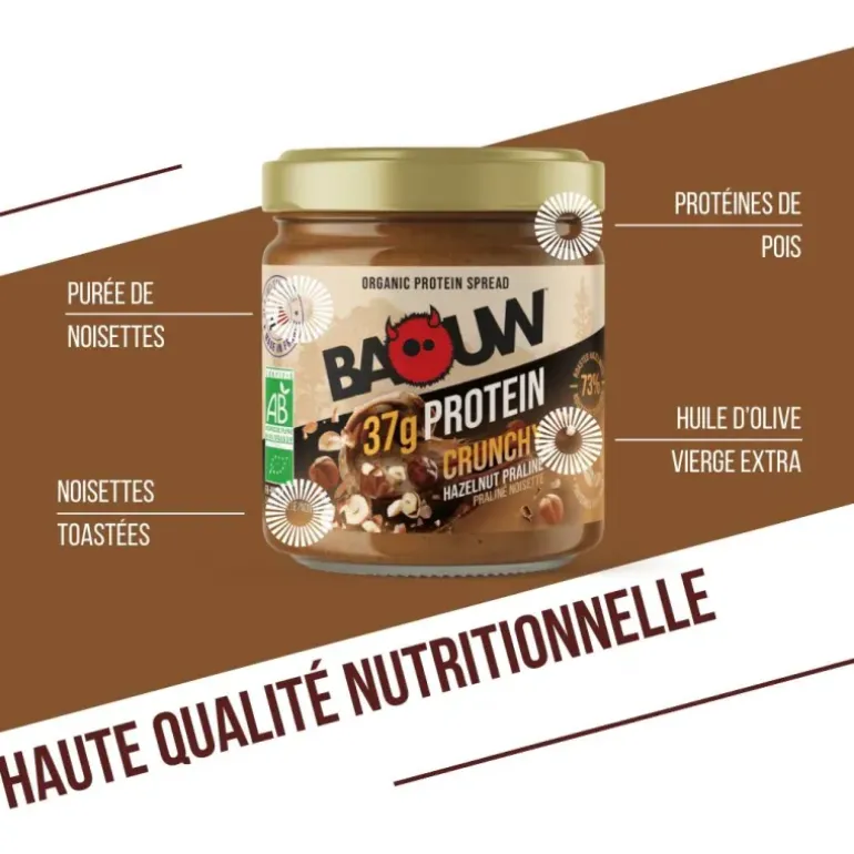 PÂTE À TARTINER PROTÉINÉE BIO 200G