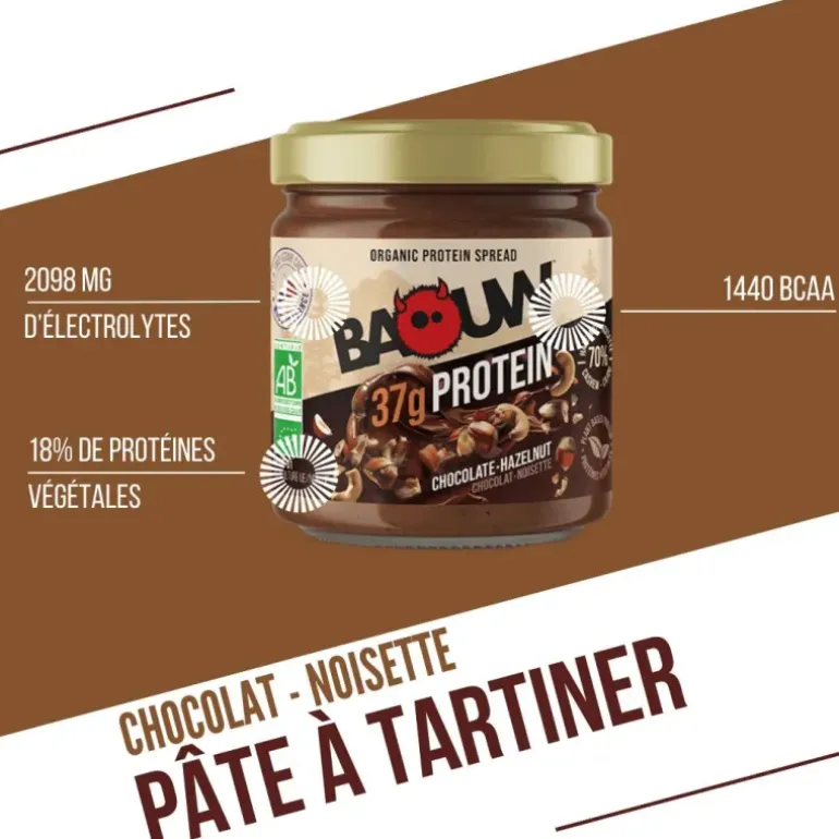 PÂTE À TARTINER PROTÉINÉE BIO 200G