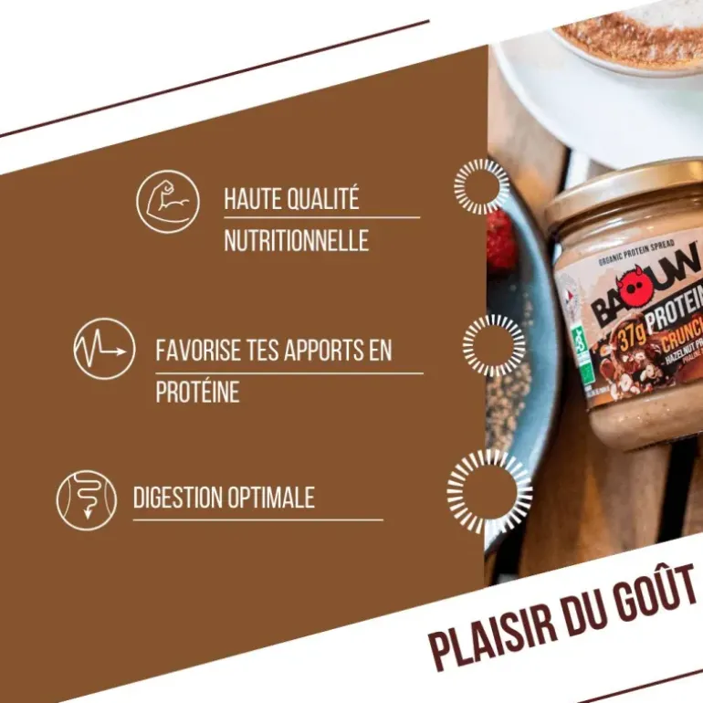 PÂTE À TARTINER PROTÉINÉE BIO 200G