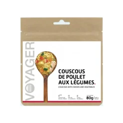 REPAS LYOPHILISÉ - COUSCOUS DE POULET AUX LÉGUMES 80G