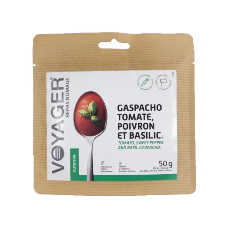 REPAS LYOPHILISÉ - GASPACHO TOMATE, POIVRON ET BASILIC