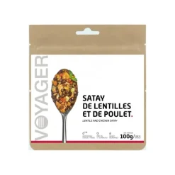 REPAS LYOPHILISÉ - SATAY DE LENTILLES ET DE POULET