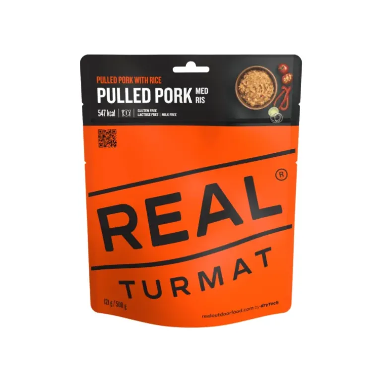 Repas lyophilisé Porc effiloché au riz
