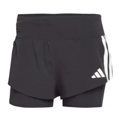 SHORT ADIZERO 2IN1 FEMME