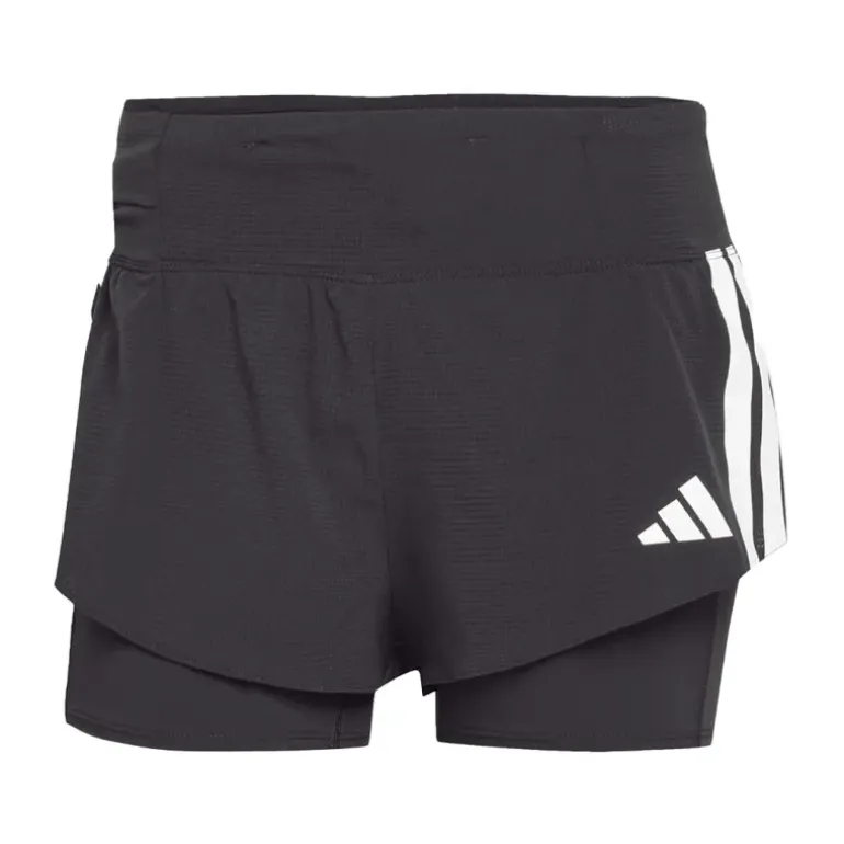 SHORT ADIZERO 2IN1 FEMME