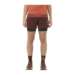 SHORT S/LAB ULTRA 2 EN 1 FEMME decadent chocolate
