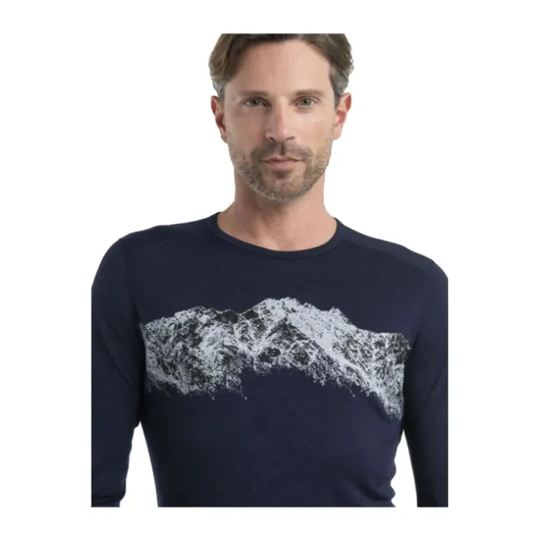 SOUS COUCHE MERINO 200 OASIS GRAPHIQUE COL ROND HOMME