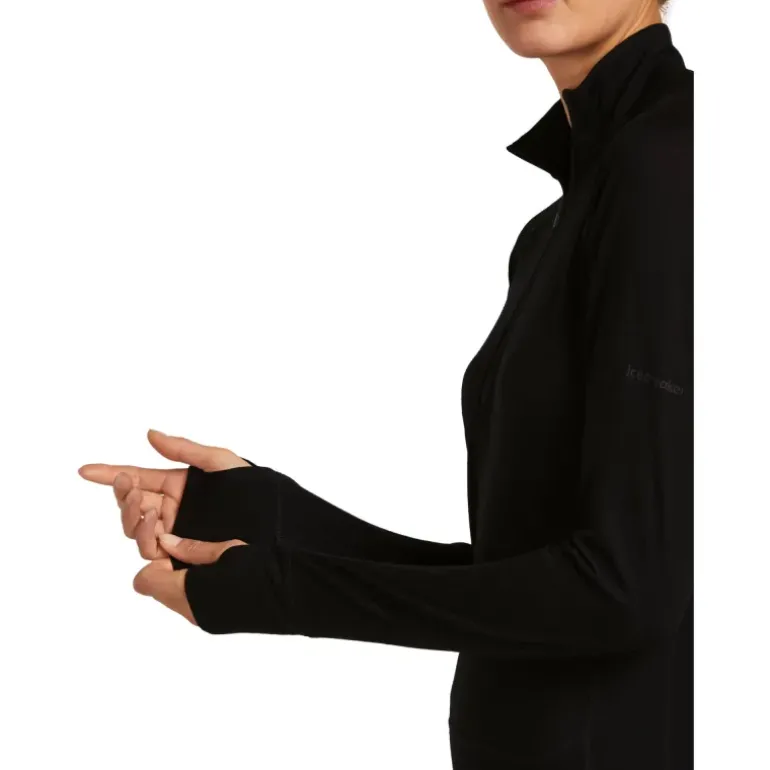 SOUS-COUCHE MERINO ZONEKNIT 200 DEMI-ZIP FEMME