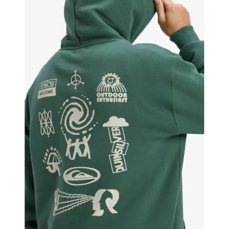 Sweat à capuche Salt Water Graphic homme