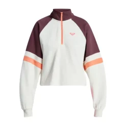 SWEAT ESSENTIAL ENERGY CROP DEMI-ZIP FEMME
