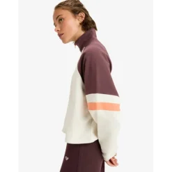 SWEAT ESSENTIAL ENERGY CROP DEMI-ZIP FEMME