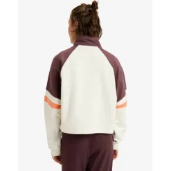 SWEAT ESSENTIAL ENERGY CROP DEMI-ZIP FEMME