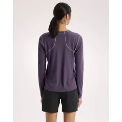 T-shirt à manches longues et col rond Sunna Femme