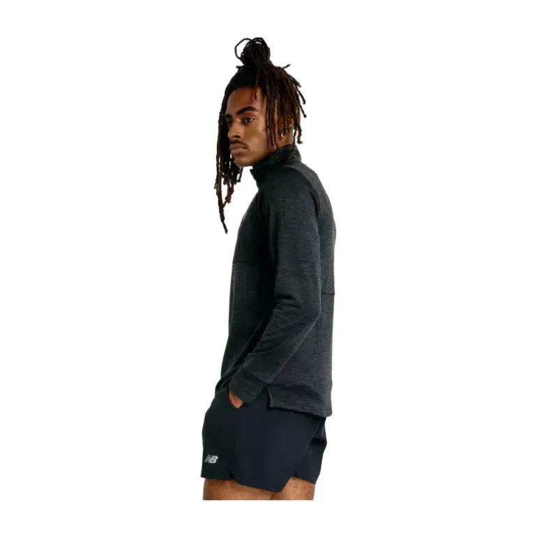 T-SHIRT ATHLETICS HEAT GRID 1/2 ZIP HOMME