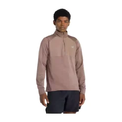 T-SHIRT ATHLETICS HEAT GRID 1/2 ZIP HOMME
