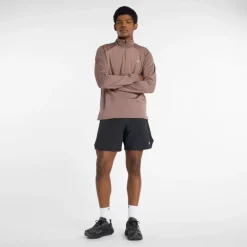 T-SHIRT ATHLETICS HEAT GRID 1/2 ZIP HOMME