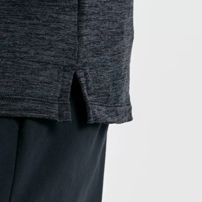 T-SHIRT ATHLETICS HEAT GRID 1/2 ZIP HOMME